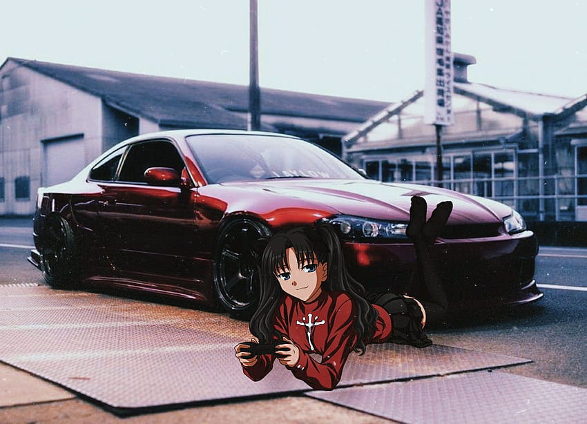 Jdm Anime wysłane przez Michelle Thompson, anime x samochód Tapeta HD