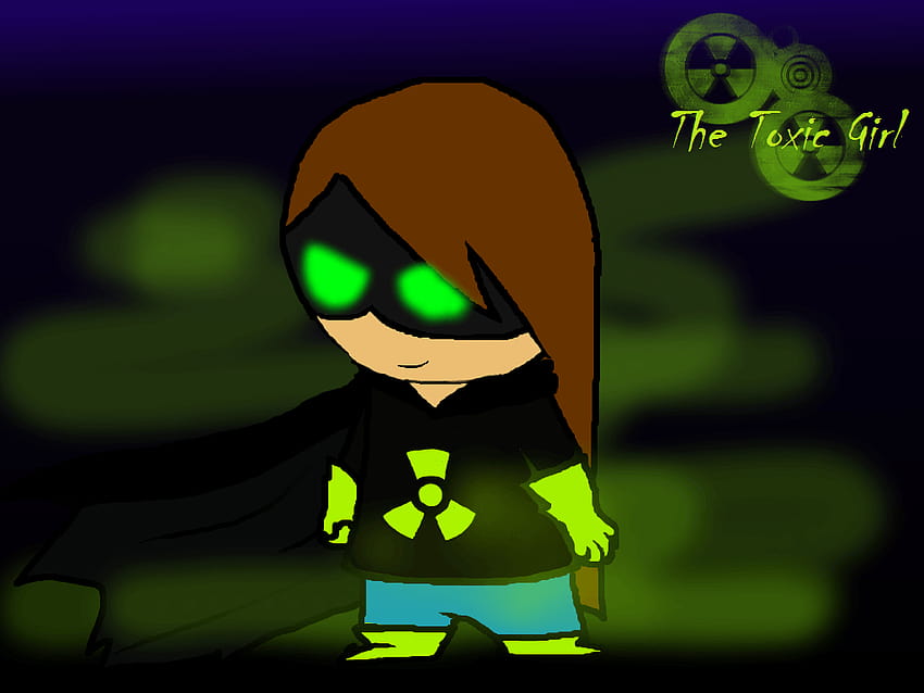 Mica The Toxic Girl et arrière-plans, arrière-plan toxique Fond d'écran HD