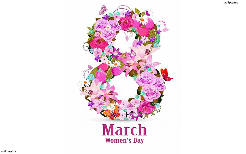 Bukiet kwiatów na międzynarodowy dzień kobiety, dzień kobiet, wysoka rozdzielczość Tapeta HD