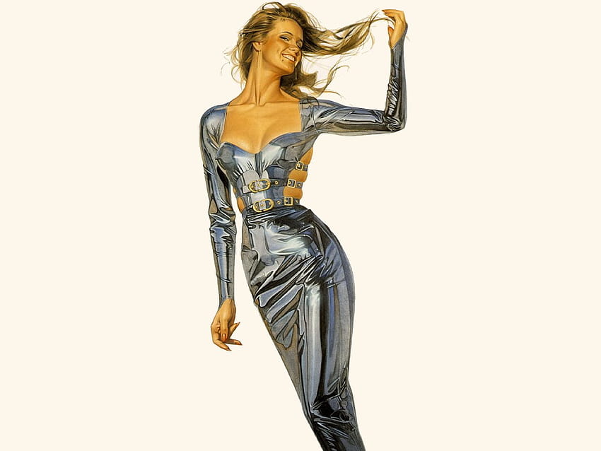 Free download | Lady with Blonde Hair. Hajime Sorayama. HD wallpaper ...