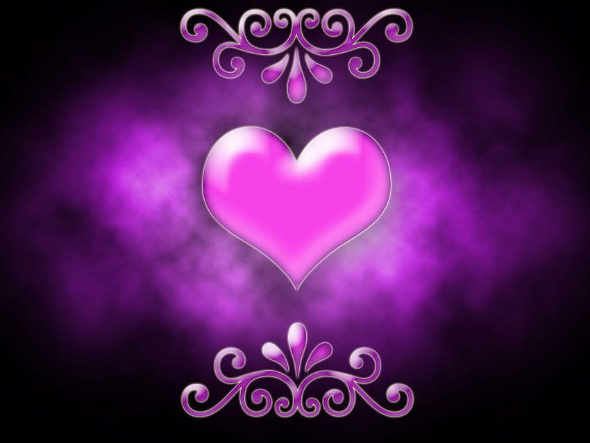 Black hearts Gallery, purple and black hearts HD wallpaper | Pxfuel