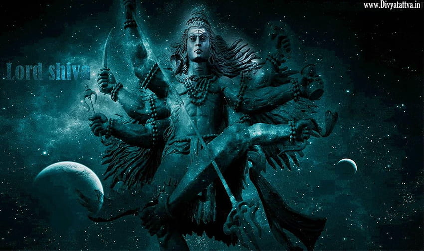 Divyatattva Astrologie Horoskope Psychisches Tarot Yoga Tantra, wütender Lord Shiva HD-Hintergrundbild