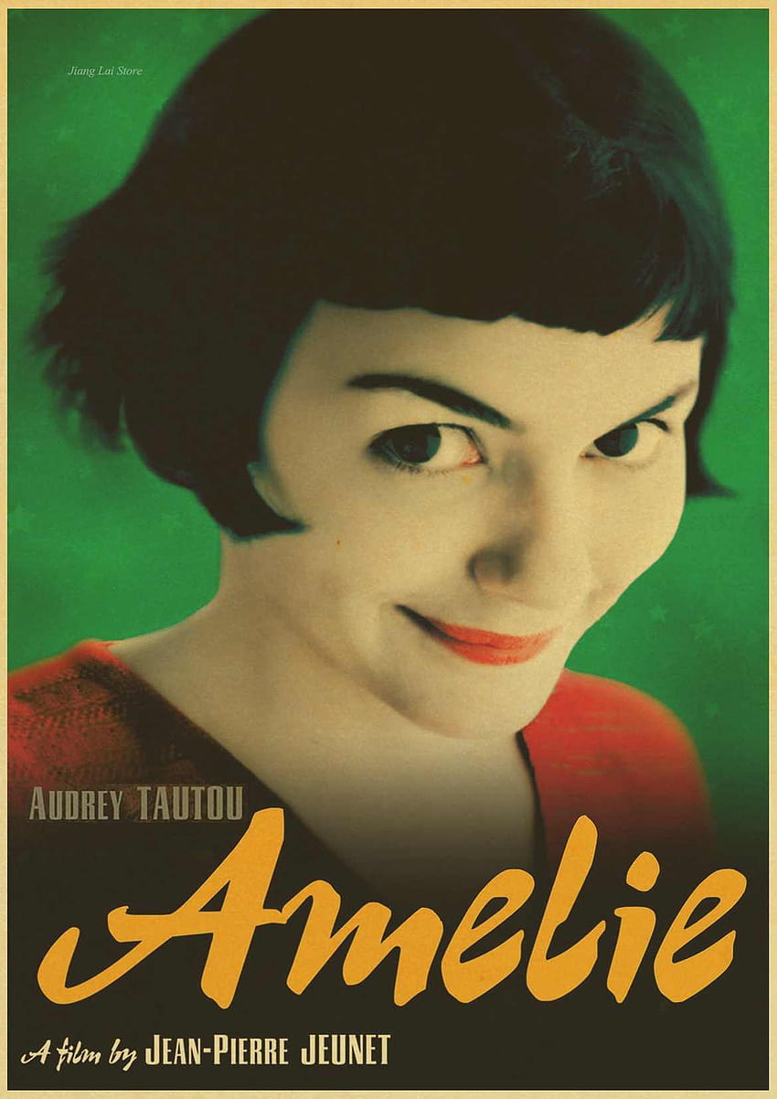 Vintage Amelie ยนตร์คลาสสิกโปสเตอร์ยนตร์ตกแต่งบ้านกระดาษคราฟท์โปสเตอร์คุณสูงคลาสสิก,amelie ยนตร์ วอลล์เปเปอร์โทรศัพท์ HD