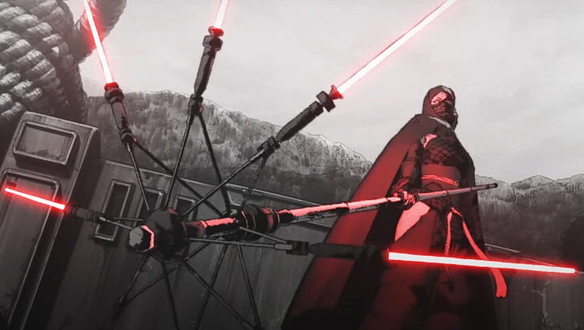 Disney has graced us with a lightsaber umbrella, star wars visions HD wallpaper