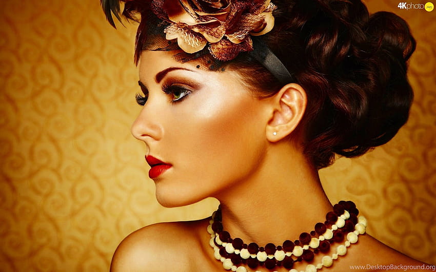 Profile, Make up, Women, Jewellery Puzzle Jigsaw, make up dan perhiasan untuk wanita Wallpaper HD