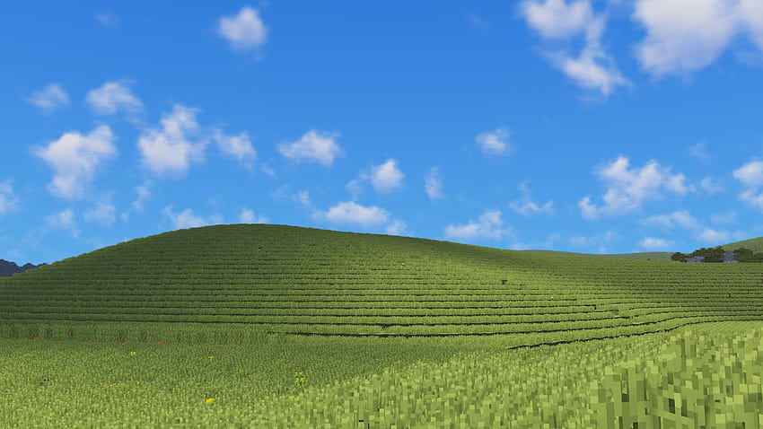 XP lama tetapi dibuat ulang di Minecraft! : r/windows, pertanian minecraft Wallpaper HD