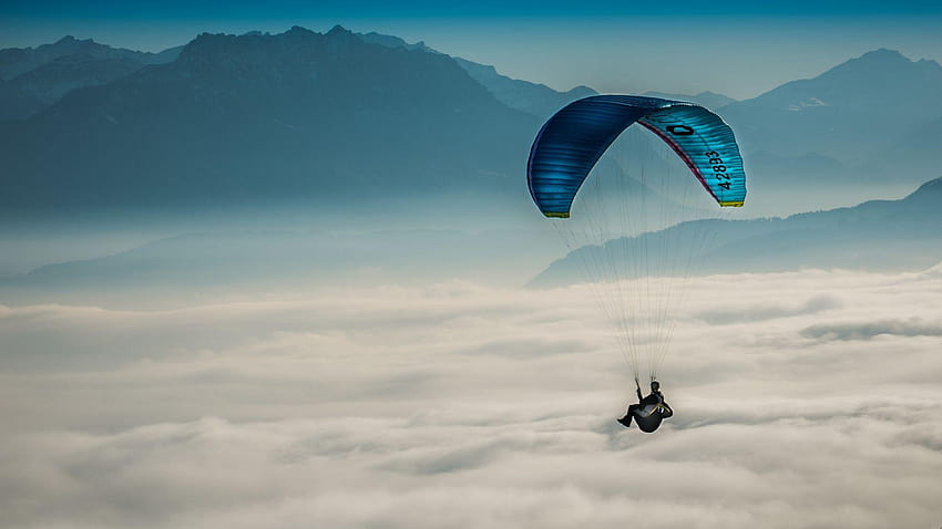 Full Paragliding , Backgrounds HD wallpaper