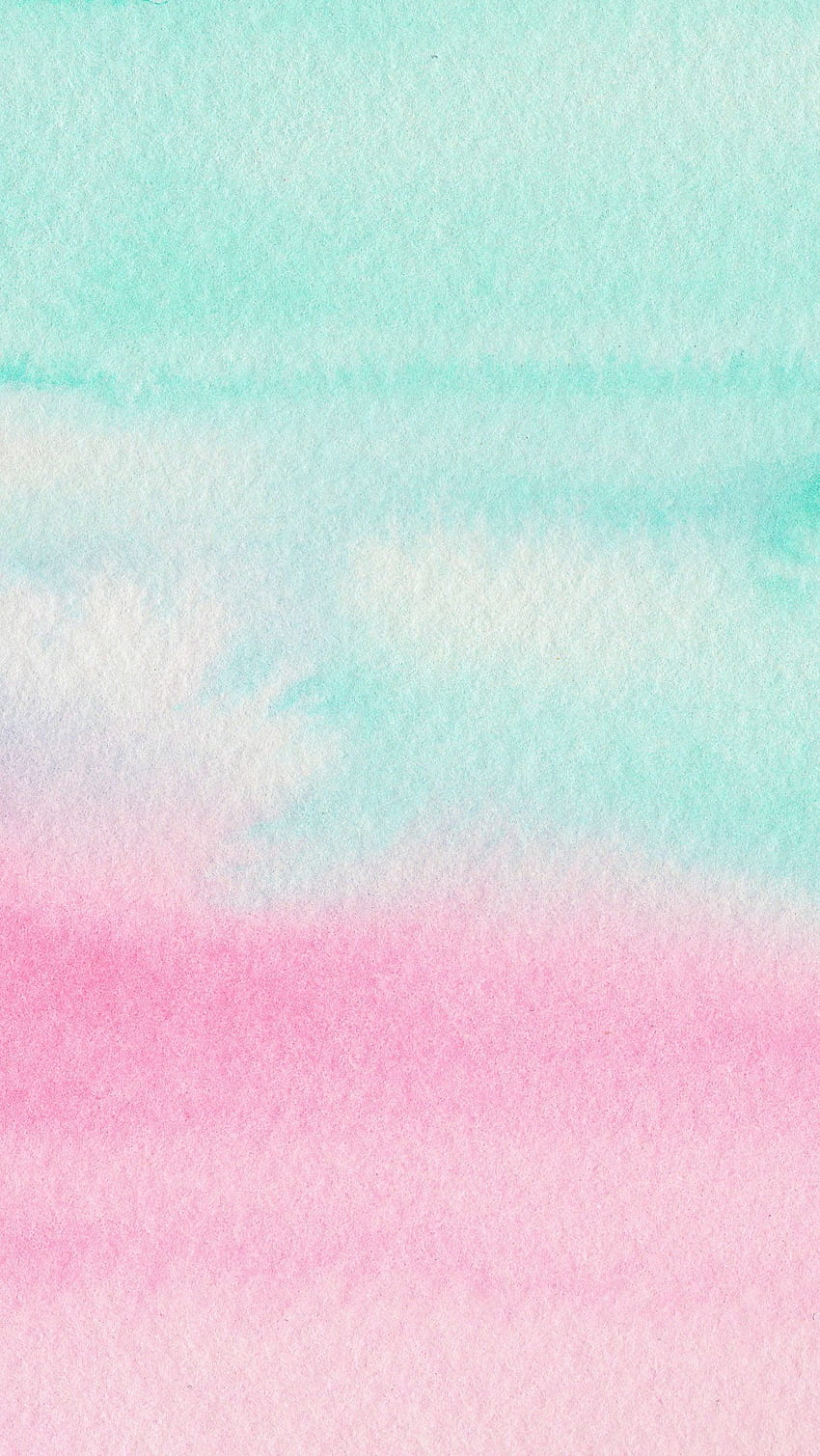 watercolor, blue and pink blend HD phone wallpaper