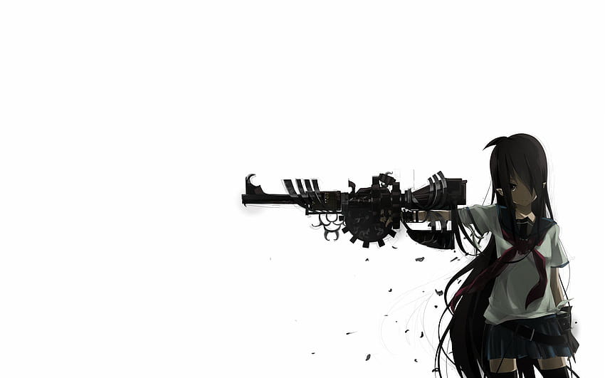 Sniper anime girl HD wallpaper | Pxfuel