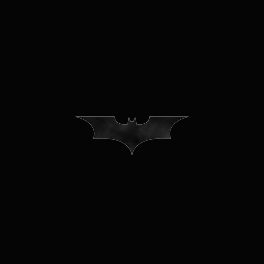 Logo Batman Hitam wallpaper ponsel HD