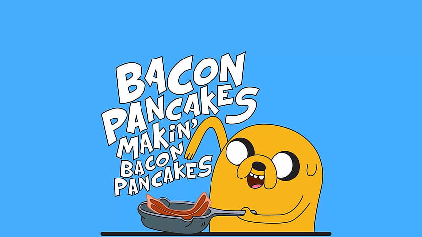 Adventure Time, Jake The Dog, Bacon Pancakes HD wallpaper