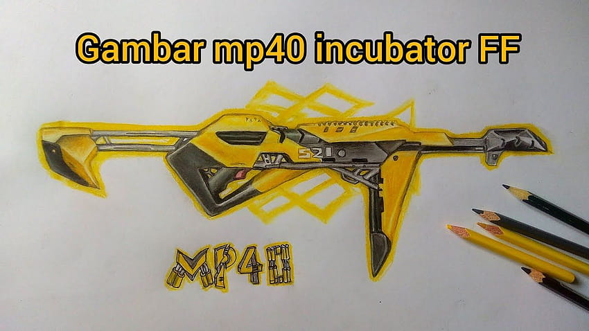 Skin Senjata FF Incubator Terbaru MP40 FLASHING SPADE Fire, poker mp40 Wallpaper HD