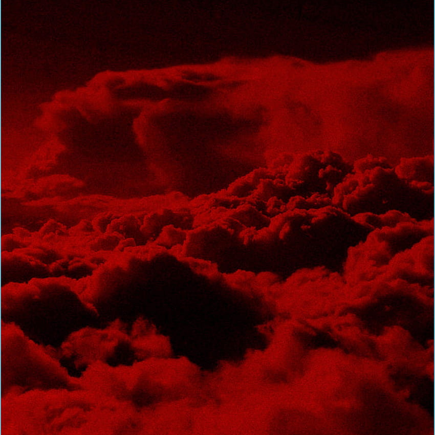 Czerwone niebo Ciemnoczerwone tło, Ciemnoczerwony, Czerwony estetyczny, estetyczny ciemnoczerwony Tapeta na telefon HD