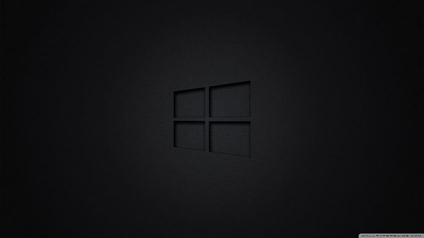 Microsoft Windows 10 Siyah, siyah pencereler HD duvar kağıdı