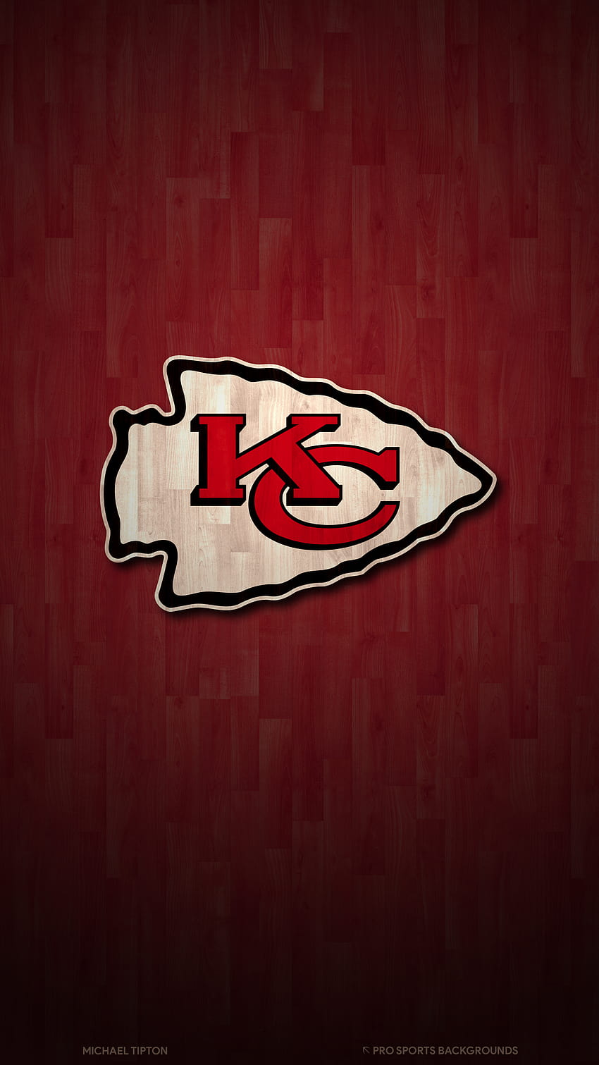 Kansas City Chiefs iPhone, лого на Kansas City Chiefs HD тапет за телефон