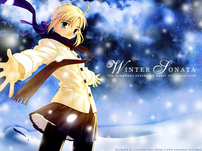 Free download Winter Sonata 2002 [1280x800] for your Desktop, Mobile &  Tablet | Explore 70+ Winter Anime Wallpaper | Anime Background, Winter  Wallpapers, Background Winter