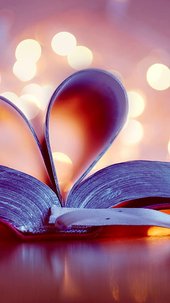 Book love heart bokeh android HD wallpapers | Pxfuel