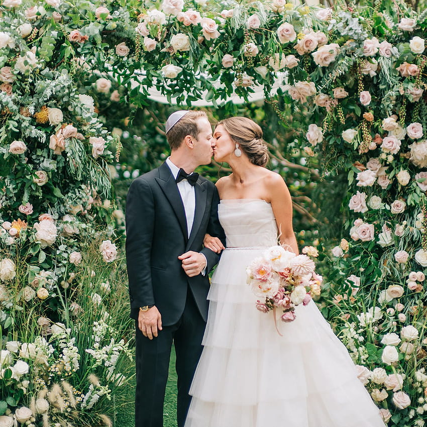 20 зашеметяващи идеи за сватбена стена с цветя, булчински изкуствени цветя HD тапет за телефон
