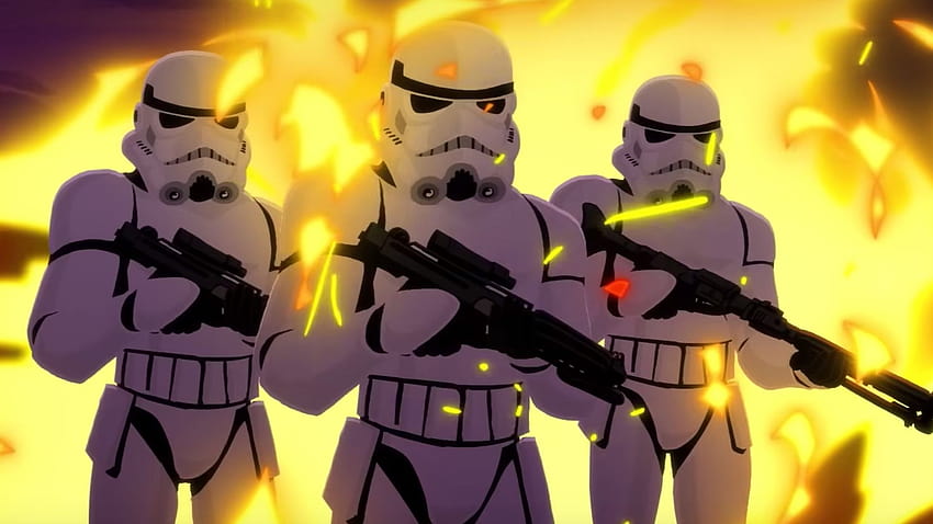 Cool Animated STAR WARS Stormtrooper Propaganda Video, galactic empire stormtroopers HD wallpaper