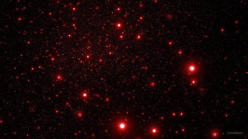 Weltraum, rote Galaxie HD-Hintergrundbild