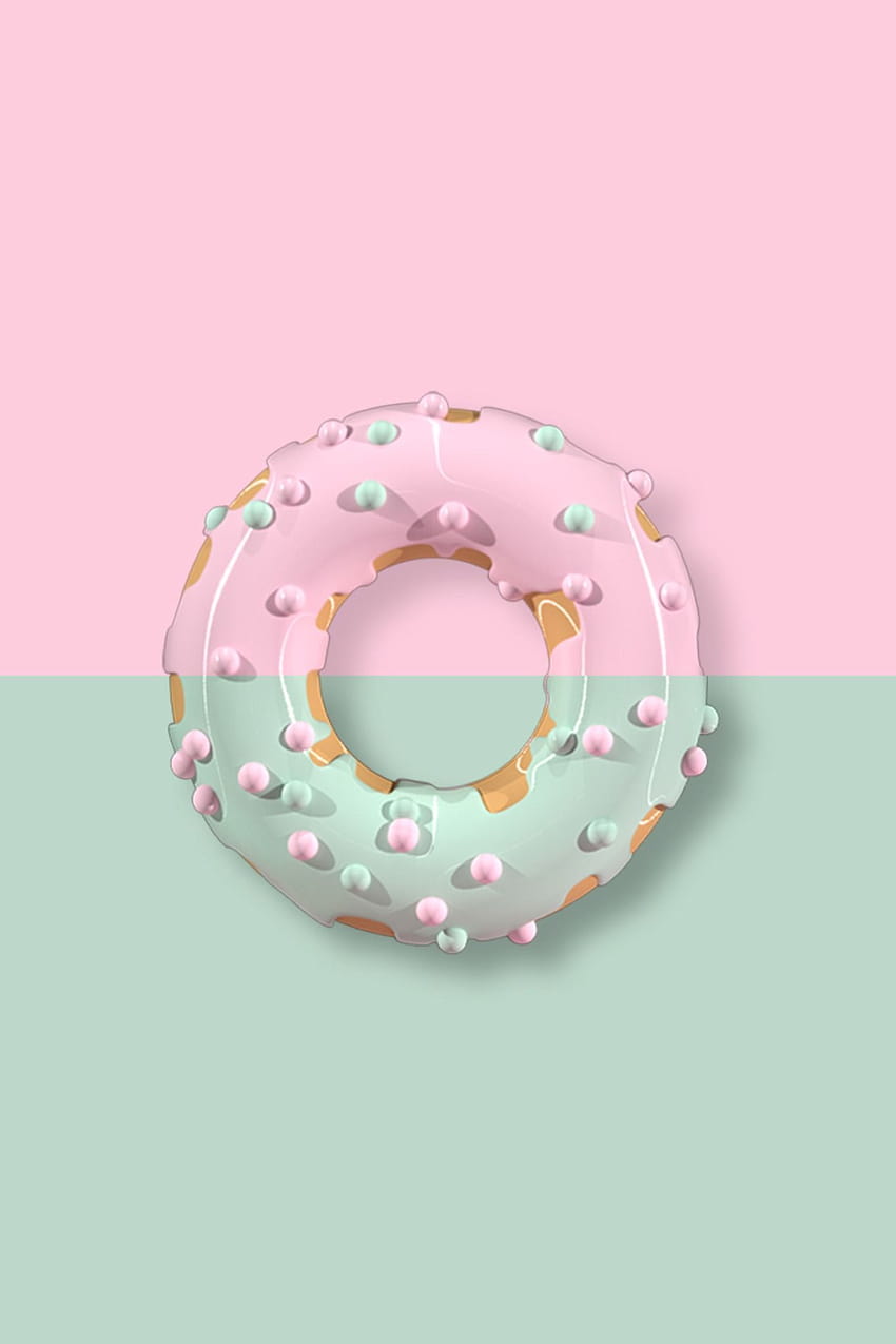 DONUT., aesthetics donuts HD phone wallpaper