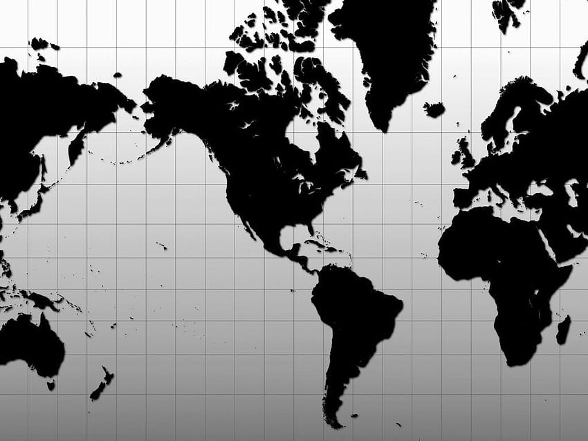 Black World Map Backgrounds at Cool » Monodomo, world map atlas full HD wallpaper