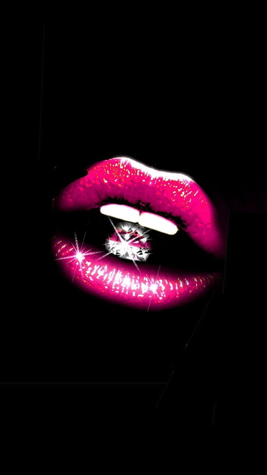 Betty Lewis on Fondos, neon lips HD phone wallpaper | Pxfuel