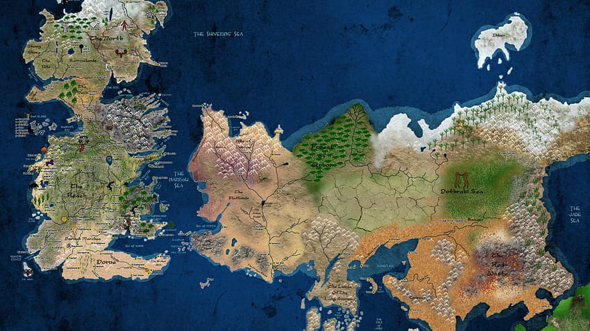 Game Throne George R Martin Westeros Maps HD-Hintergrundbild