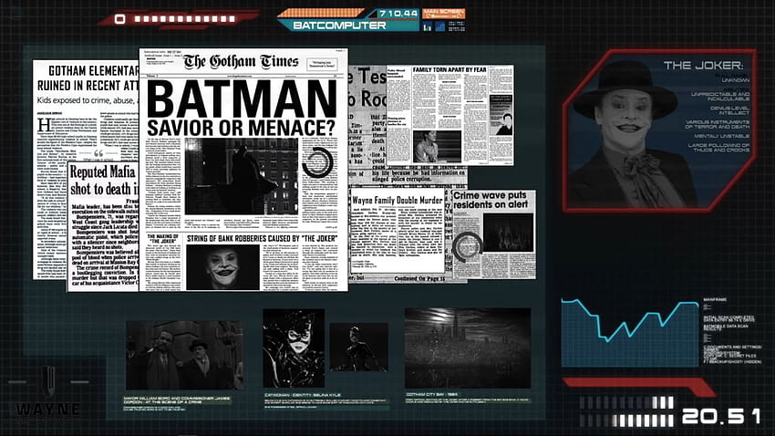 Steam Workshop::Batman, batcomputer Fond d'écran HD