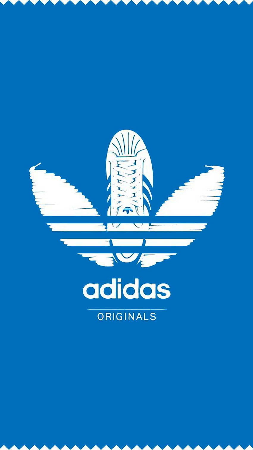 Adidas Blue posted by Christopher Cunningham HD phone wallpaper