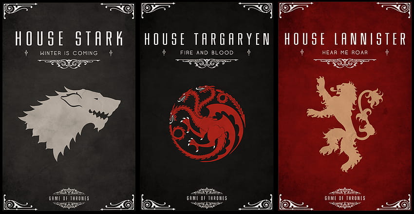 Game for Thrones Banners.png « MyConfinedSpace、ゲーム・オブ・スローンズのバナー 高画質の壁紙