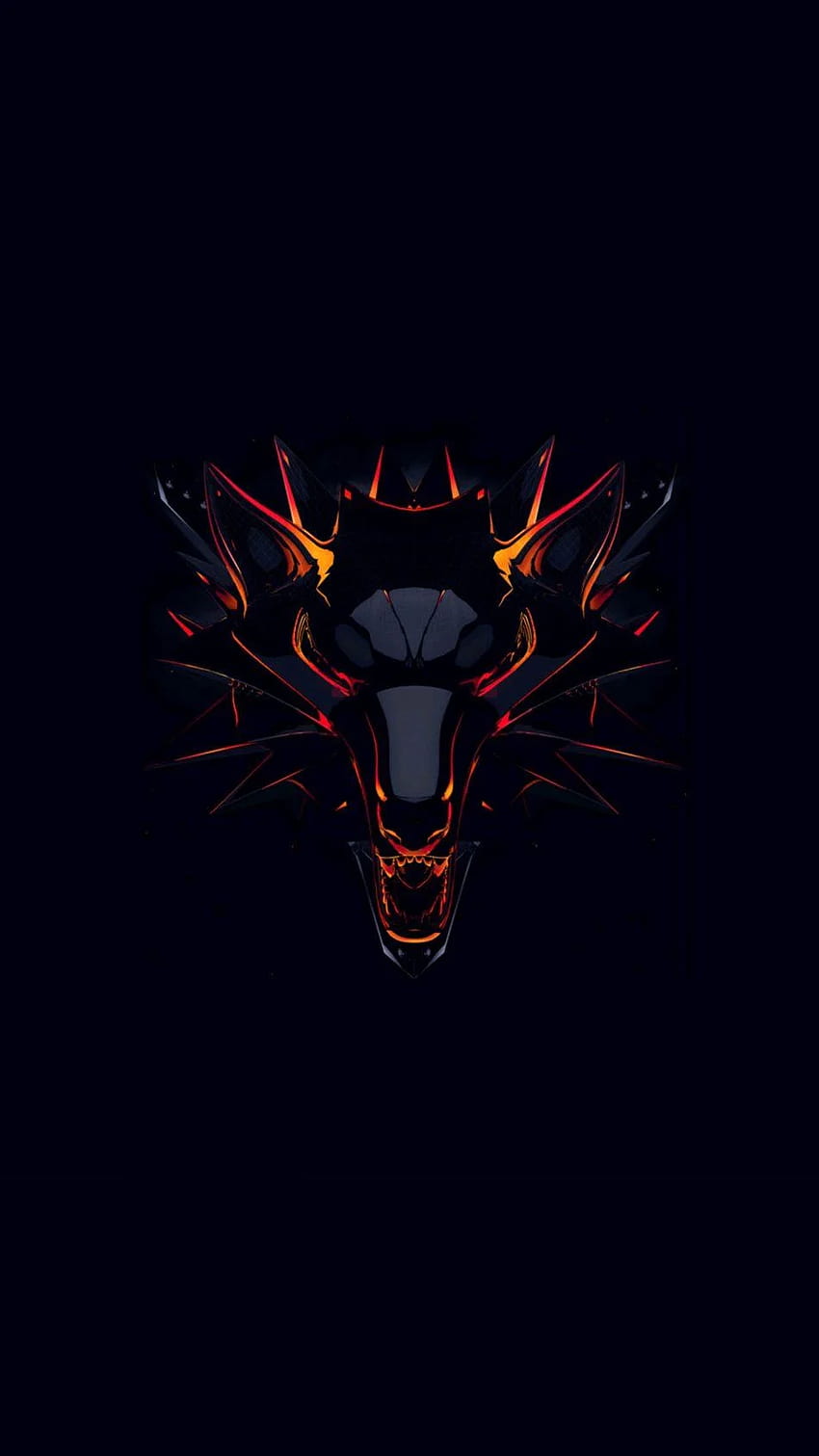 Witcher Dark Backgrounds Minimal Ultra Mobile, for phone HD phone wallpaper