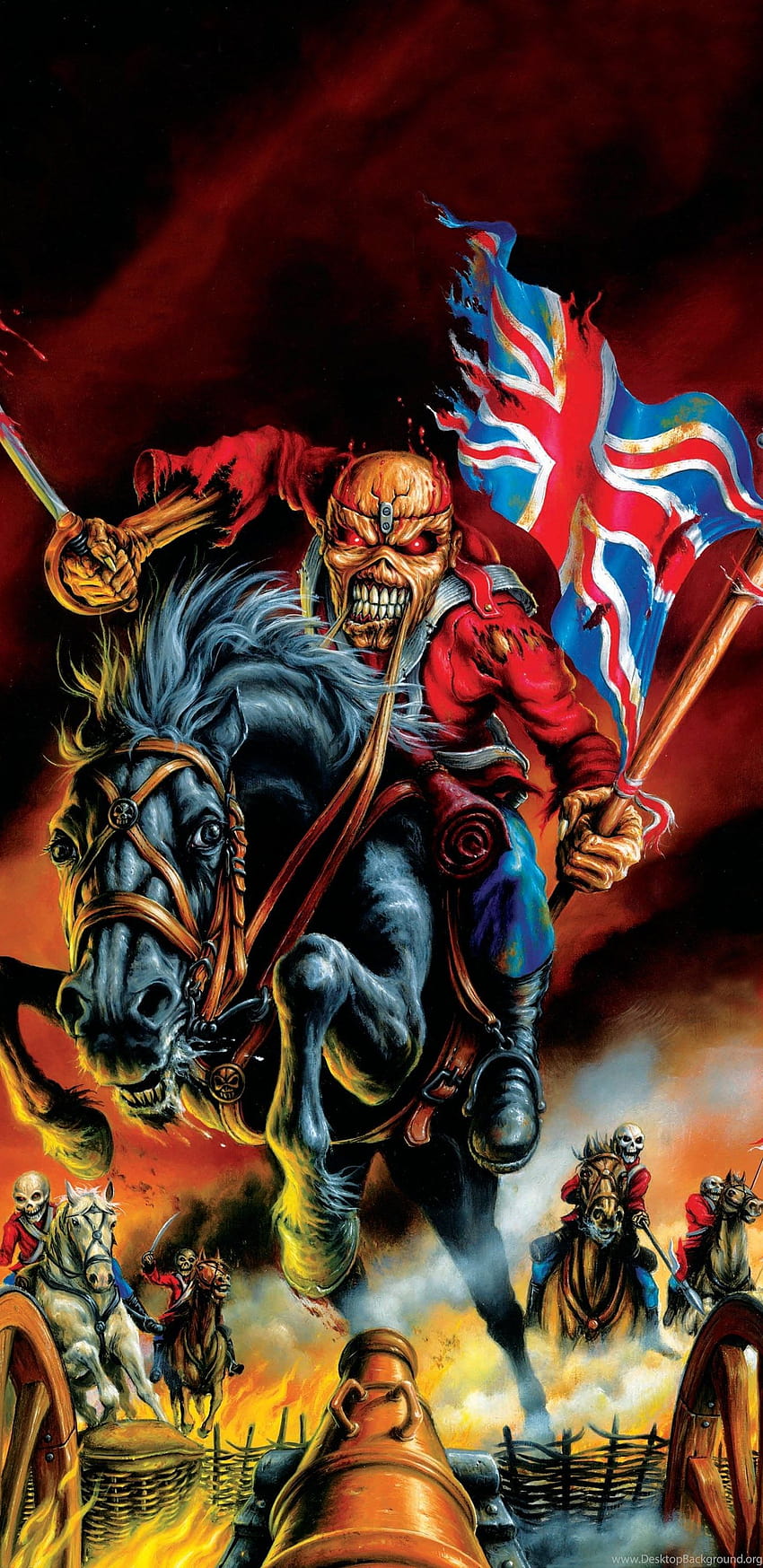 Iron Maiden Eddie The Head Backgrounds wallpaper ponsel HD
