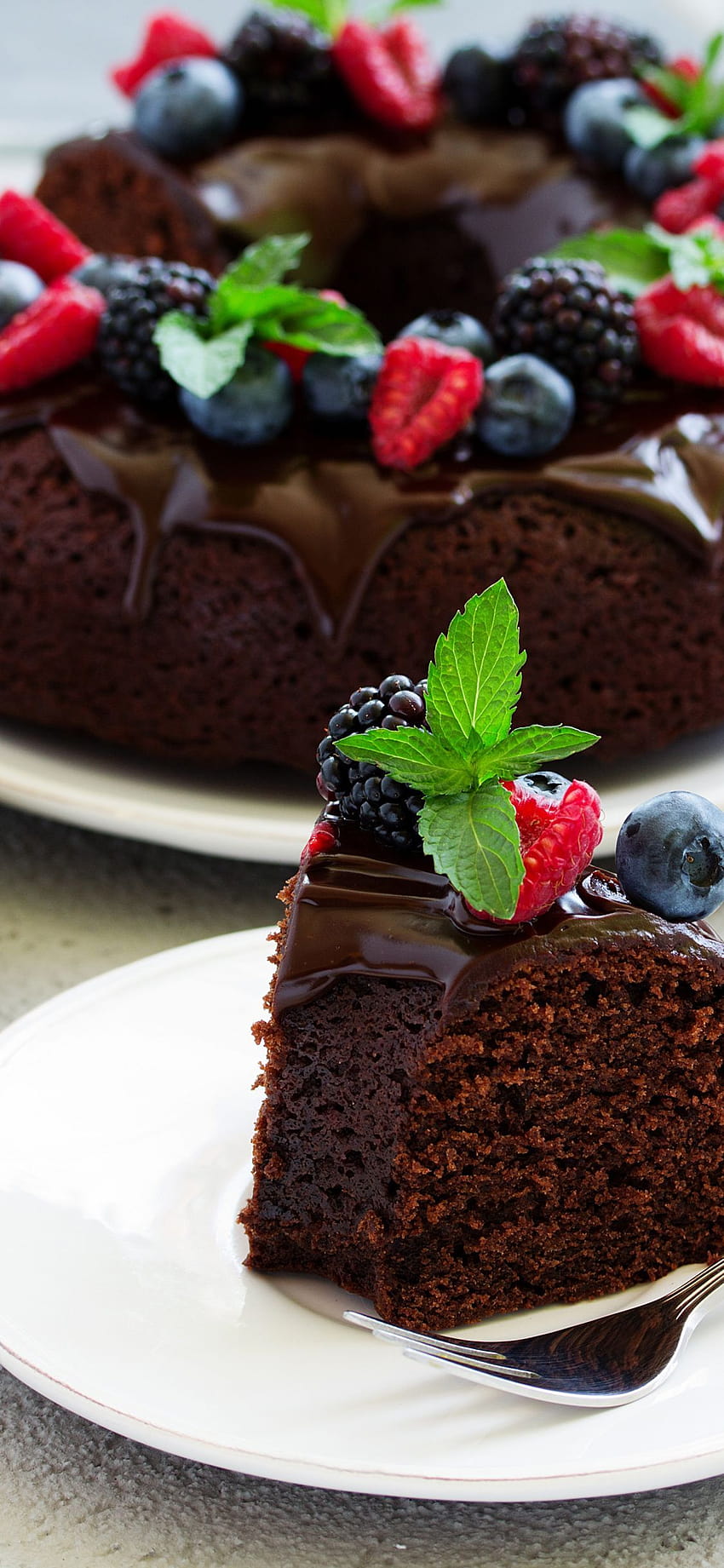 Rich Chocolate Cake with a Cherry on Top