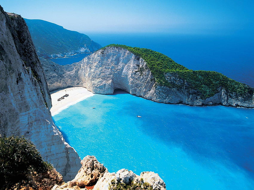 168 Greece, mediterranean sea HD wallpaper