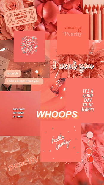 Aesthetic coral pink HD wallpapers | Pxfuel