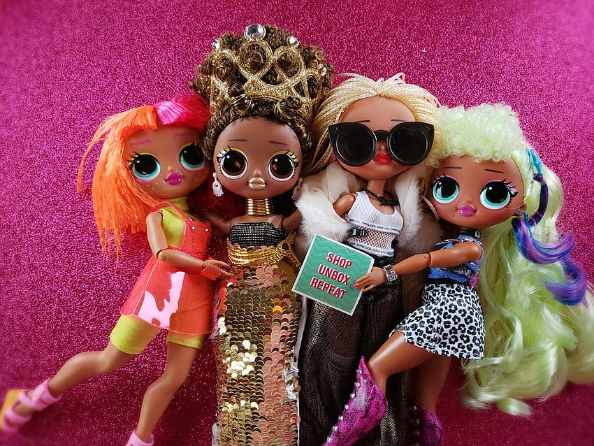 I love my LOL Surprise OMG Fashion Dolls. I did makeovers to, lol omg dolls HD wallpaper