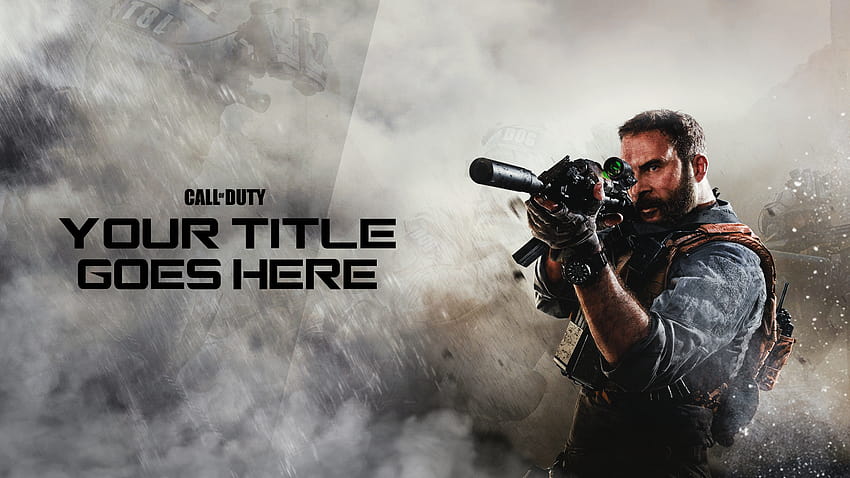 Call of Duty: Modern Warfare Thumbnail-Vorlage, Call of Duty-Thumbnails HD-Hintergrundbild
