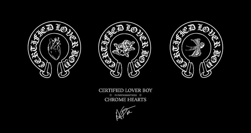 Felpa con cappuccio certificata Lover Boy x Chrome Hearts, drake clb Sfondo HD