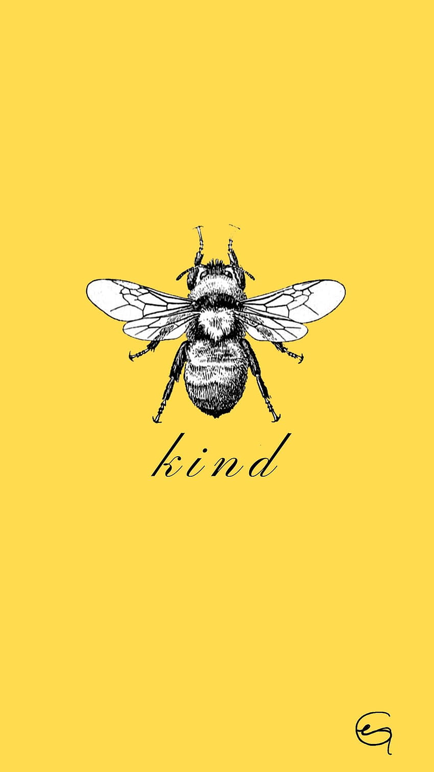 lebah kuning / latar belakang, telepon lebah madu wallpaper ponsel HD