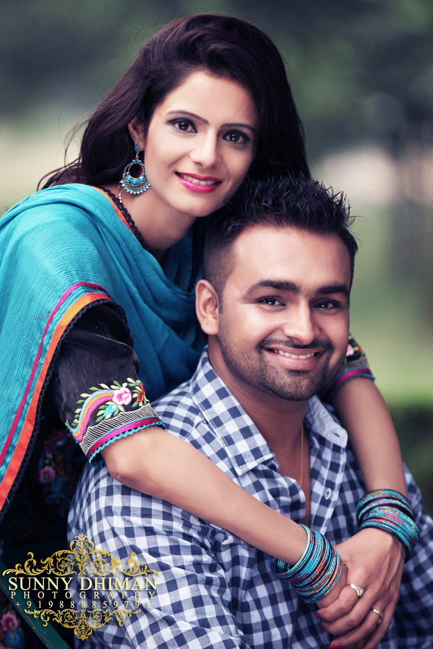 Love Story Of Indian Couple Posed Outdoor Stock Photo - Download Image Now  - Couple - Relationship, Husband, Wife - iStock