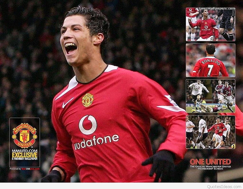 Inspirational Cristiano Ronaldo Quotes Wallappers, cr7 man utd HD wallpaper