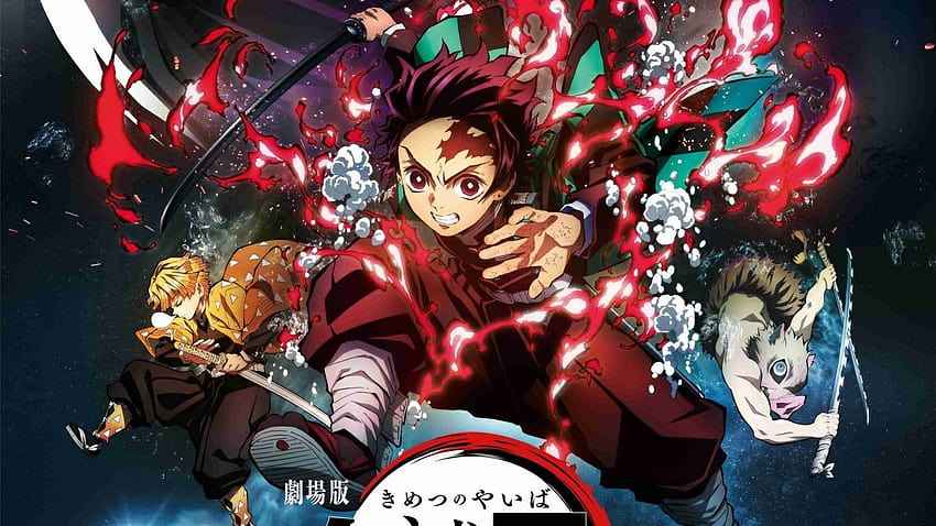 Kimetsu no Yaiba:Mugen Train new trailer, key Visual ans October Release date in 2020, demon slayer kimetsu no yaiba the movie mugen train HD wallpaper