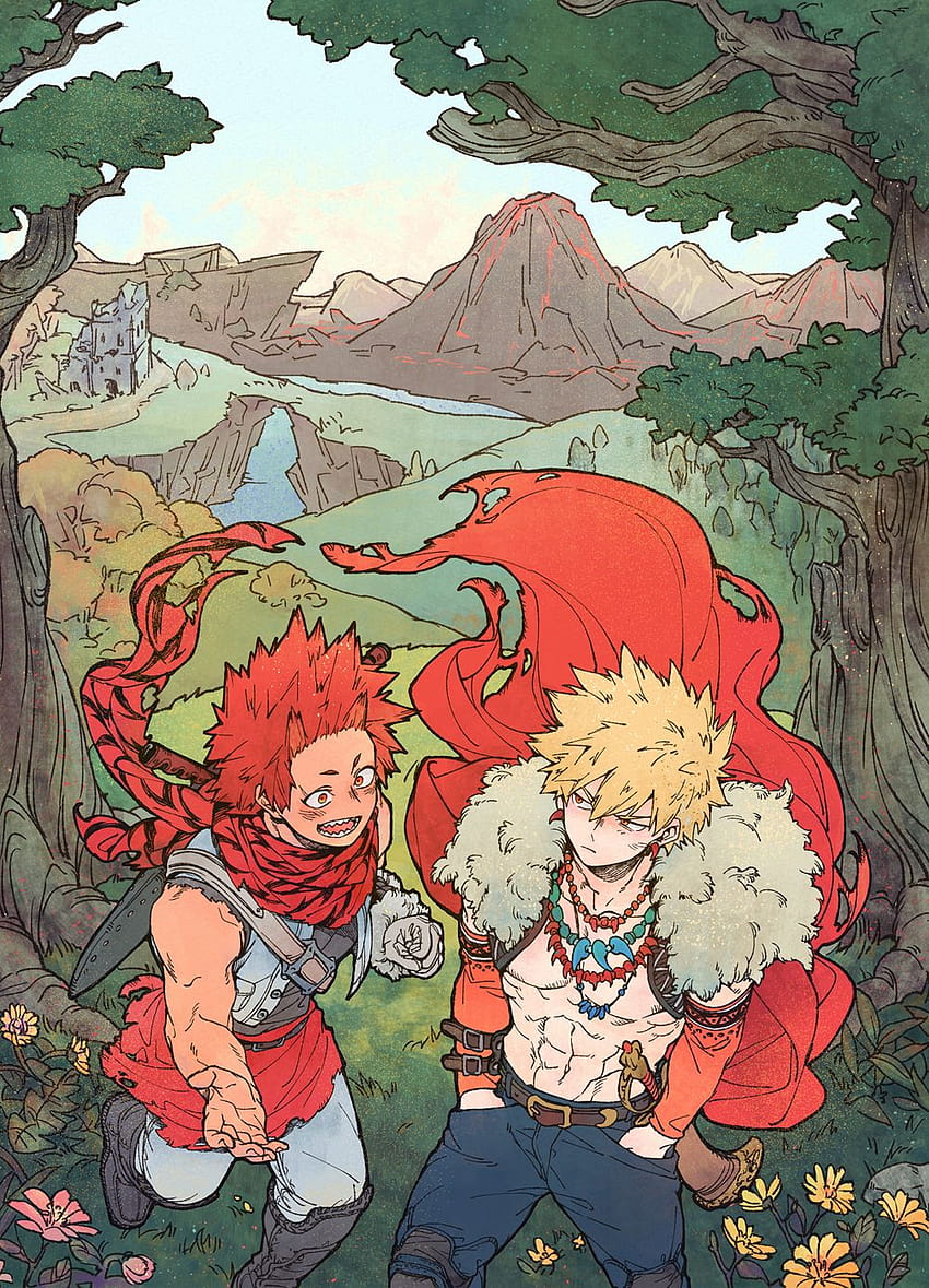 Kiribaku 3 | Anime wallpaper, Anime background, Anime maid