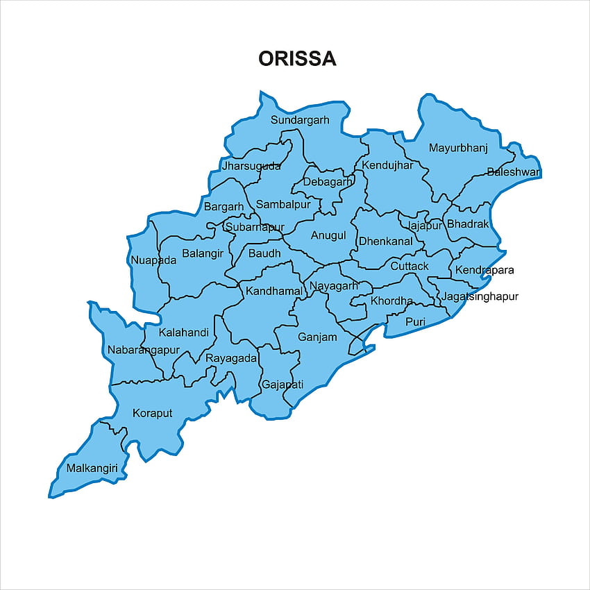 Orissa map graphic, odisha map HD phone wallpaper