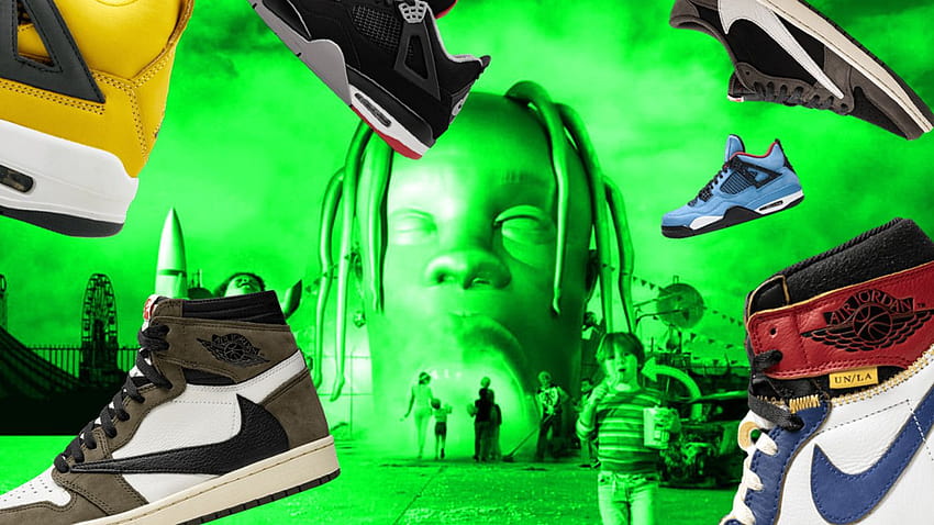 Best Sneakers Travis Scott Wore During 'Look Mom I Can Fly', travis scott shoes HD wallpaper