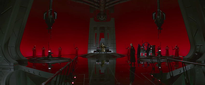 Star Wars: The Last Jedi: Snokes Thron, Prätorianergarde, oberster Anführer Snoke HD-Hintergrundbild