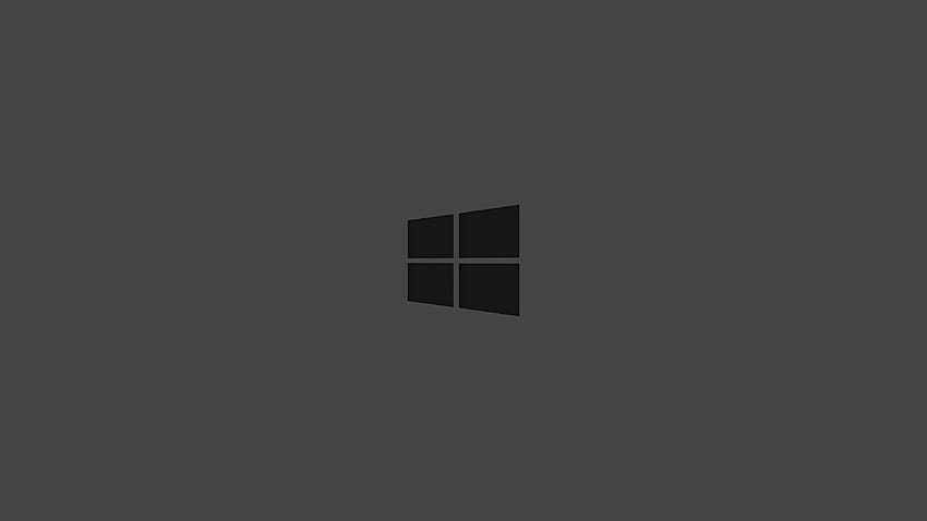 Windows 10 Black, windows 10 dark HD wallpaper