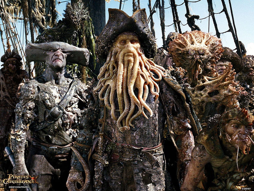Davy Jones octopus pirates sushi HD wallpaper  Peakpx