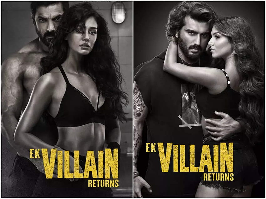 Disha Patani, Arjun Kapoor, Tara Sutaria, John Abraham share 'Ek Villain 2' posters HD wallpaper